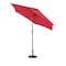 Living Accents Living Accents 9 ft. Tiltable Red Market Umbrella UM90BKOBD27RED - alternate 2